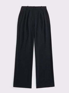 Abercrombie & Fitch High Waisted Black Trousers 26